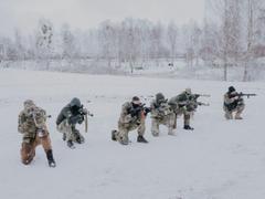 21 - Young students of Kyiv Polytechnic University take part in a military training- many of them for the - 851b8b22-d9bc-4e8c-90c6-692fd5b0db58
