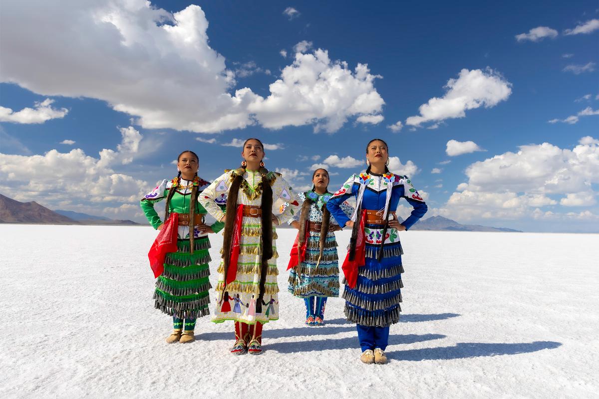 Togetherness, Sisters, Bonneville Salt Flats, Utah, Goshute and Timpanogos, 2023
