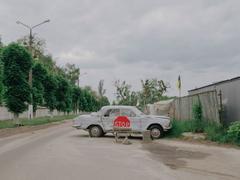 17 - A improvised checkpoint near Hostomel in Kyiv Oblast. Many checkpoints are no-longer manned since th - 3c1b7a96-1cf9-47e0-b081-b7e2ff9841fb